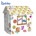 New excellent corrugated kids foldable playhouse